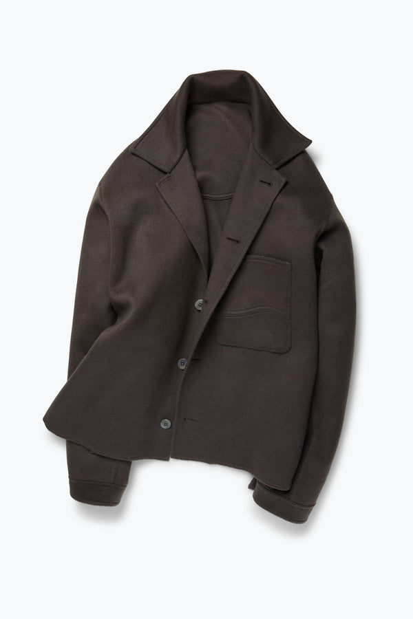 ジャケット・アウター sheller Handmade stitch wool jacket coat CS Shell Jacket - Jean Wool with Hand Stitching