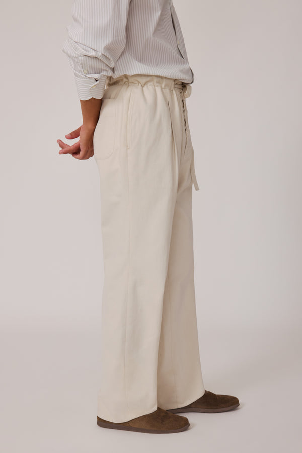 drawstring work pants ベージュ Draw String Hem Utility Pant – Mint