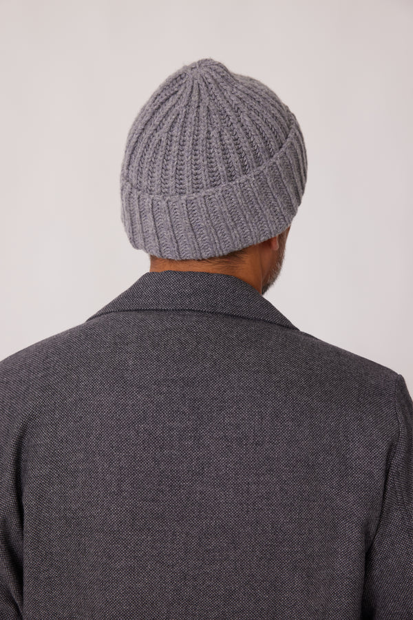 Watch Cap (Steel Grey Cashmere) - Stoffa