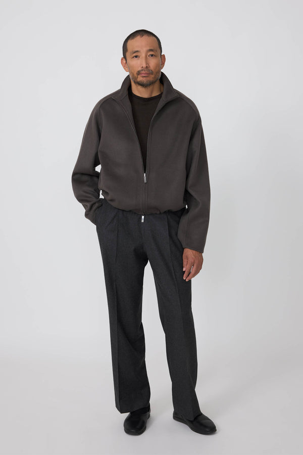 Reversible Blouson (Walnut Brushed Cashmere) - Stoffa