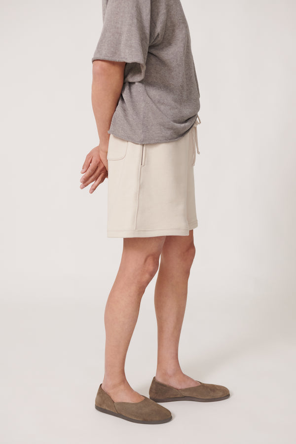 Sweatshorts (Bone Cotton Terry) - Stoffa