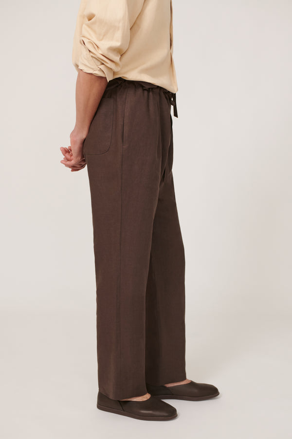 TODAYFUL Tuck Linen Trousers チョコ/36 24-02_Trousers_68_600x.jpg?v=