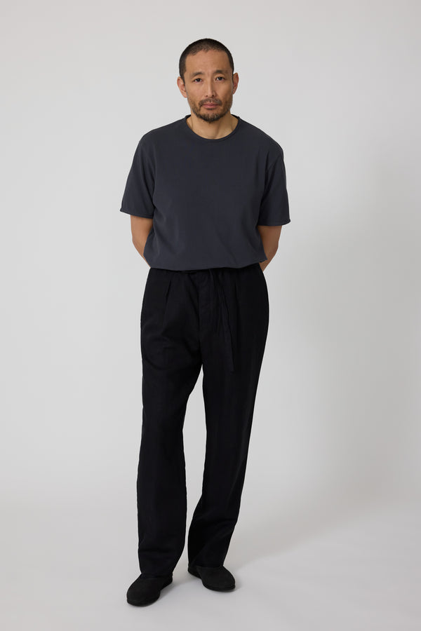 ARGUE■BREEZE LINEN MELLOW PANTS■BLACK High Fidelity Pant | Black Linen – Rumored