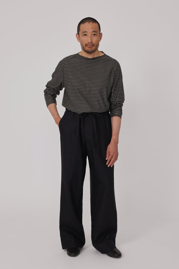 グラフペーパーRecycled Cotton Jersey Boat Neck Graphpaper(グラフペーパー) Recycled Cotton Jersey Boat Neck