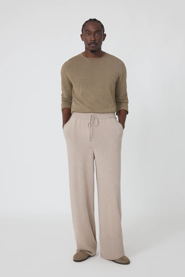 Knit Pant (Oat Wool Silk) - Stoffa