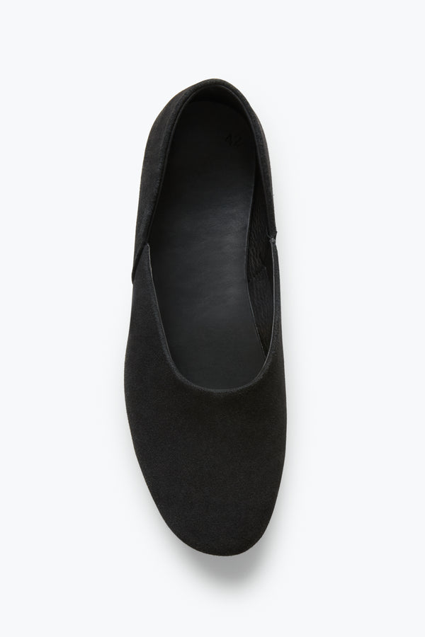 SLIPPER PBS705 BLACK×BLACK SUEDE Slipper (Black Suede) - Stoffa