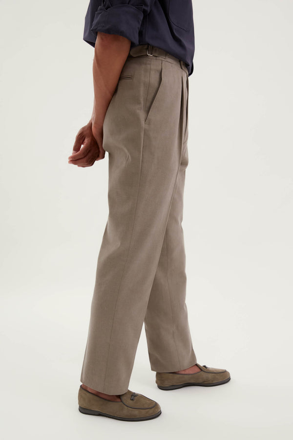 オンライン公式ストア パンツ Solid Tulema cotton trousers