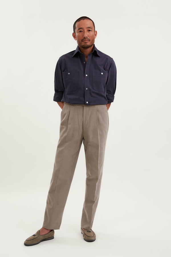 オンライン公式ストア パンツ Solid Tulema cotton trousers
