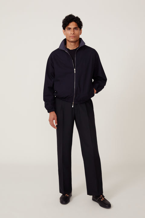 【新品未使用】OHOTORO Mannish Wool Blouson navy OHOTORO Mannish Wool Blouso Navy | eBay