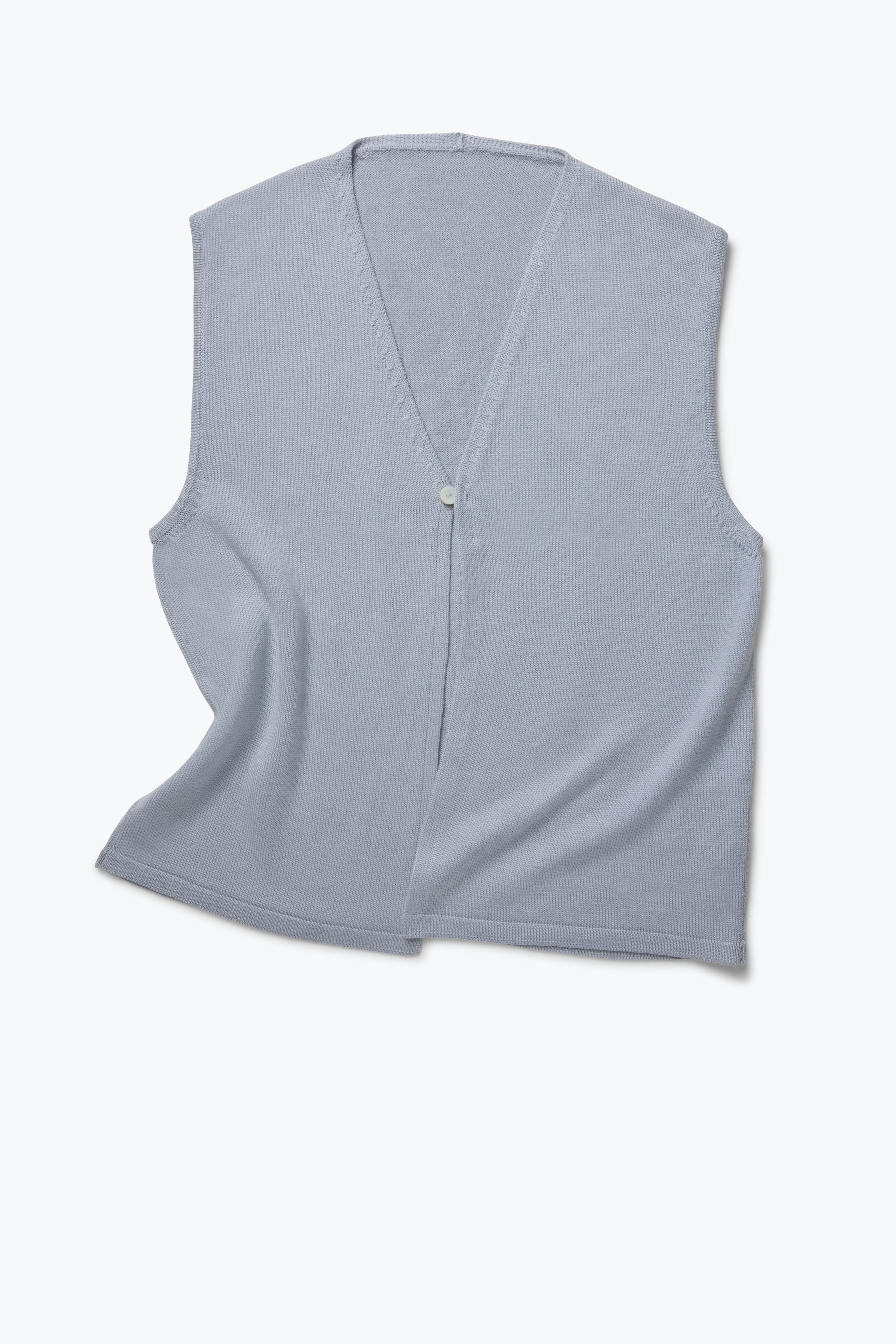 silk pearl knit vest – pan（パン）