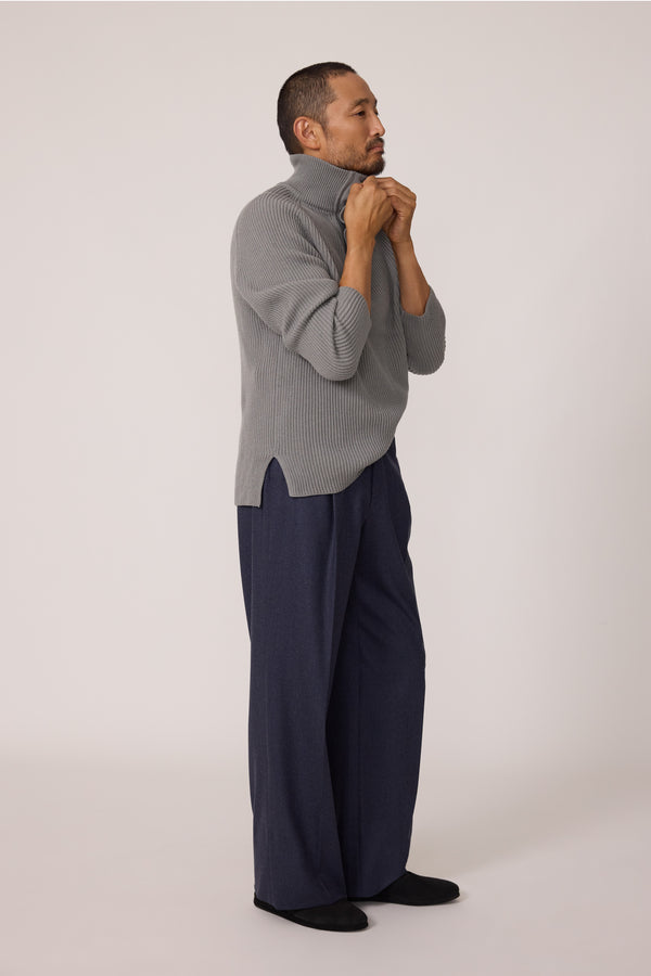 Ribbed Popover (Sage Cashmere) - Stoffa