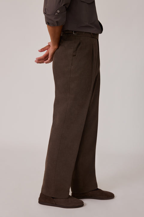 SINGLE PLEATED PANTS – Bargiee
