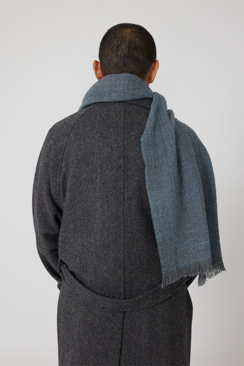 HOODIE SCARF [MELANGE GREY] - SAN SAN GEAR