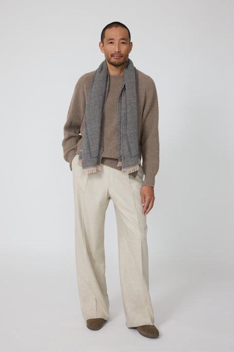 Scarf (Walnut Merino Wool) - Stoffa