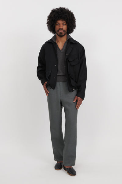 TORRAS fakesuède×knit switching blouson Vintage Junk Truss TORRAS Leather Switch All Pattern Knit