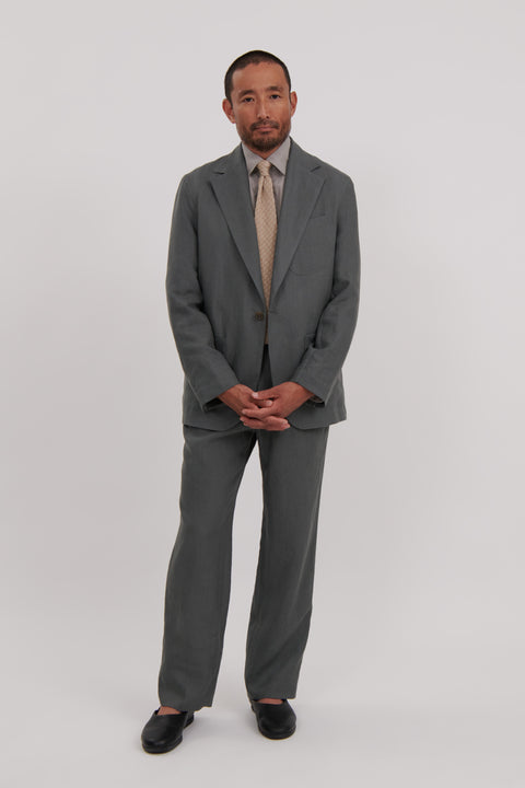 【極美品】TIE YOUR TIE　カシミヤ混　スフォデラート crystal silver tip satin tie – tanakadaisuke