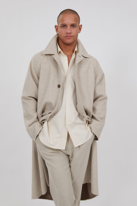ラメルマメゾン正規品★24AW★RAGLAN TOGGLE COAT Minimalist Summer Coat – La Garçonne