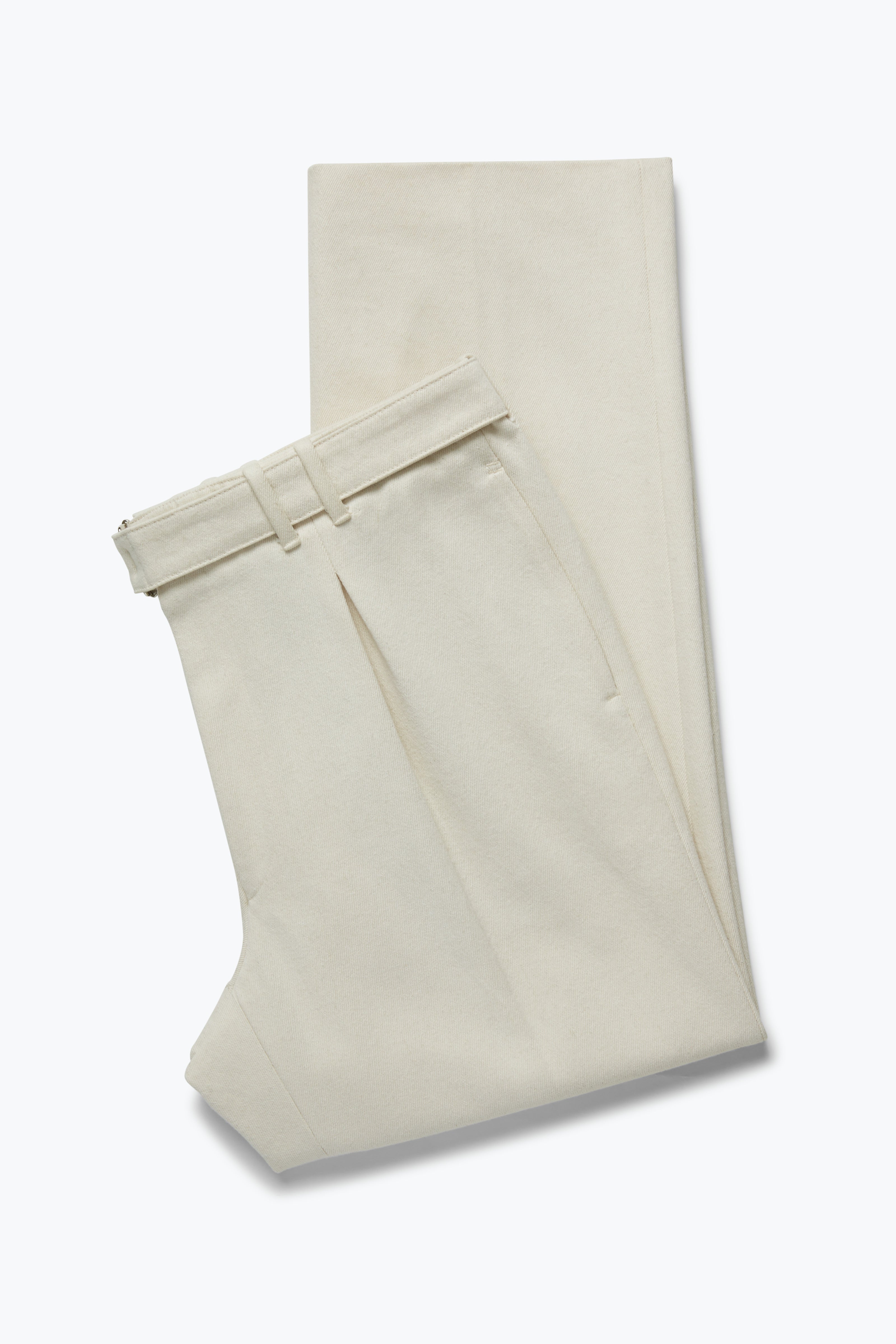 ボトムスその他 MKDT STUDIO Pinola-atelier pleated fabric ivory trousers Trousers Womens – MKDT STUDIO