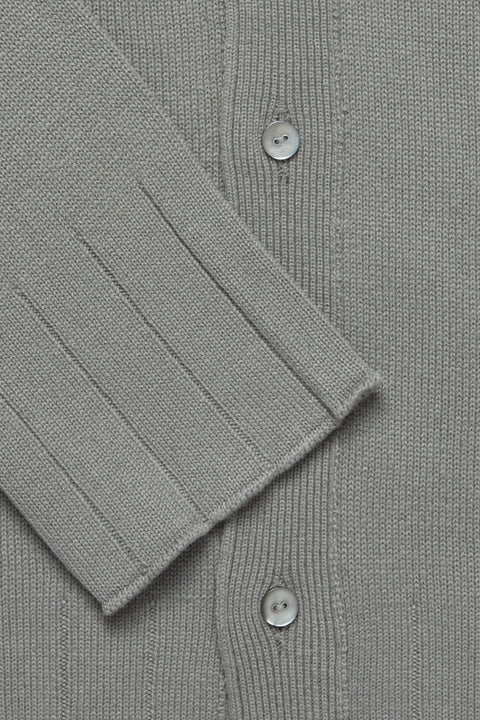 Drop Shoulder Cardigan (Sage Cashmere) - Stoffa