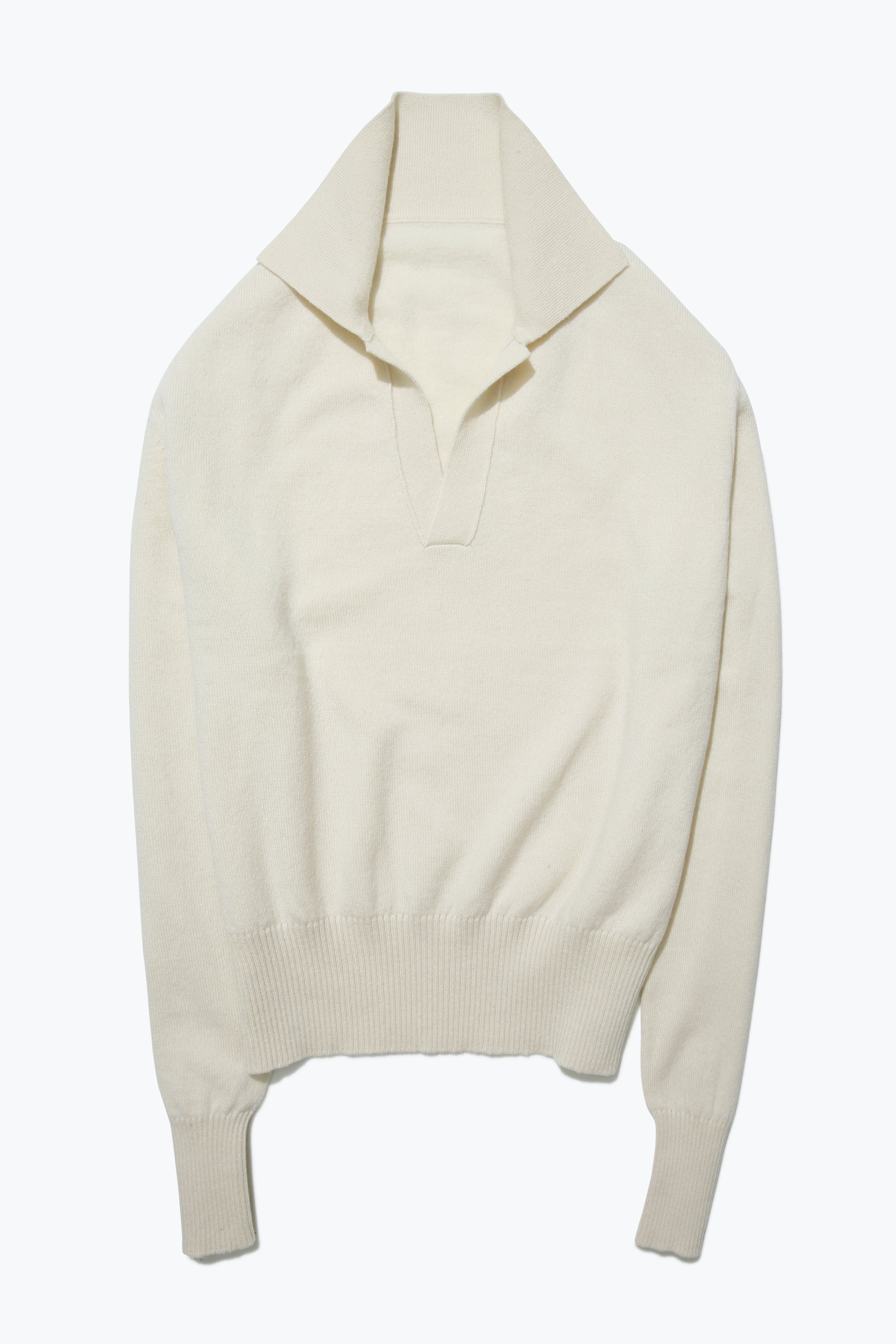 トップス OVY Wool Cashmere Warm Knit Polo KAJA 100% Cashmere Wool Men's T-shirts, Thin Pullover, Short
