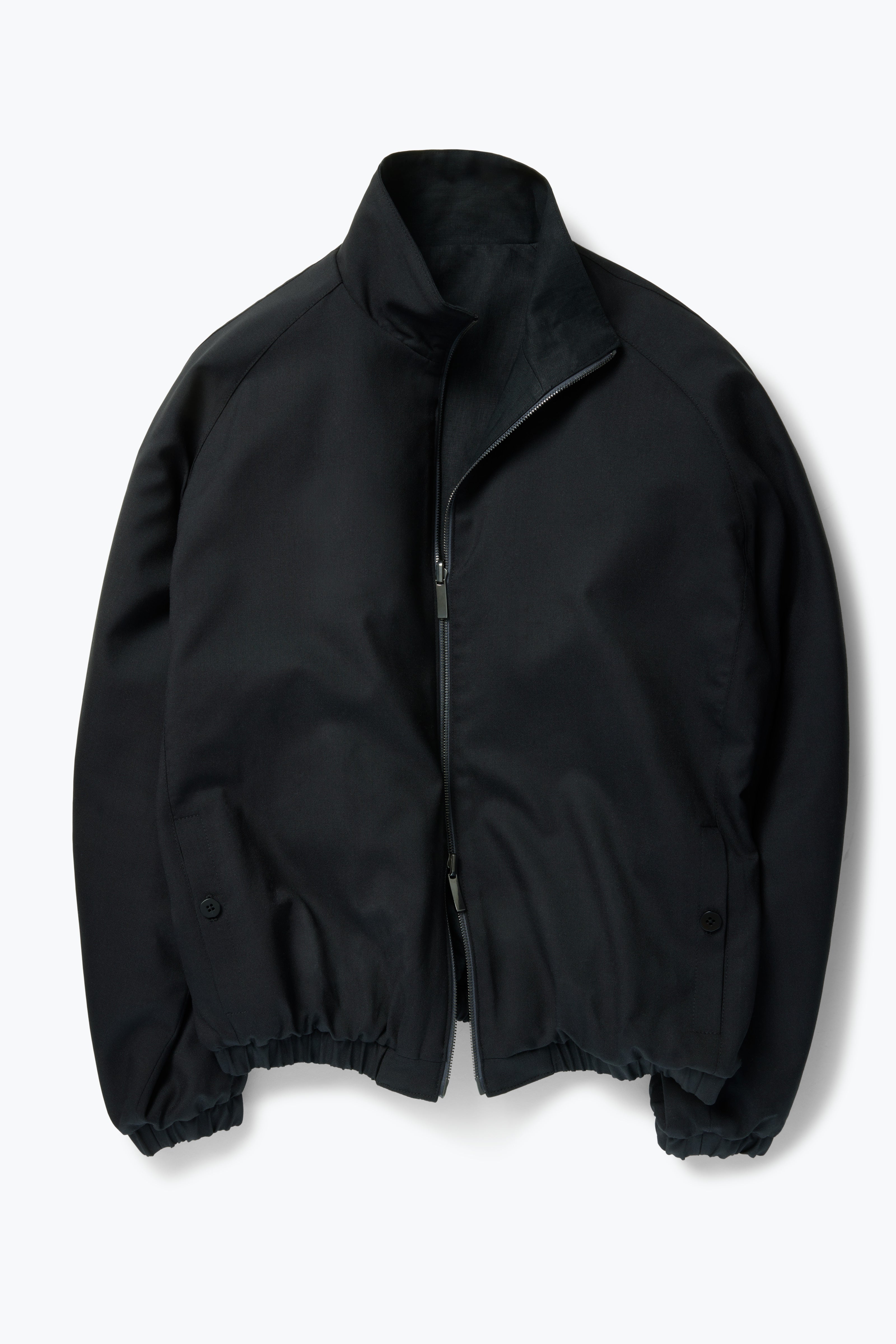 Reversible Blouson (Black Tropical Wool) - Stoffa