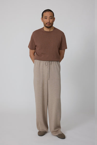 品質が Knit Stoffa - Silk) Wool (Oat Pant パンツ