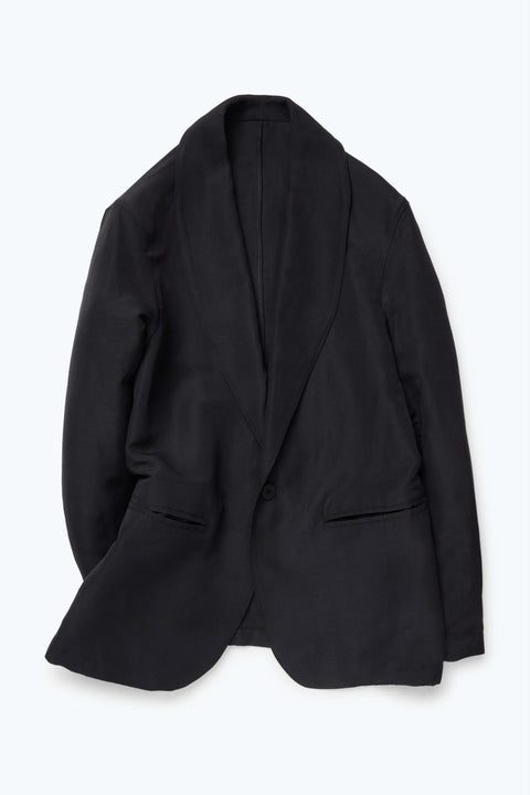 ジャケット・アウター Silk Polyester Shawl Collar Down Coat Silk Polyester Shawl Collar Down Coat