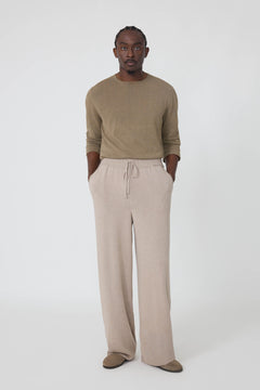 Knit Pant (Oat Wool Silk) - Stoffa