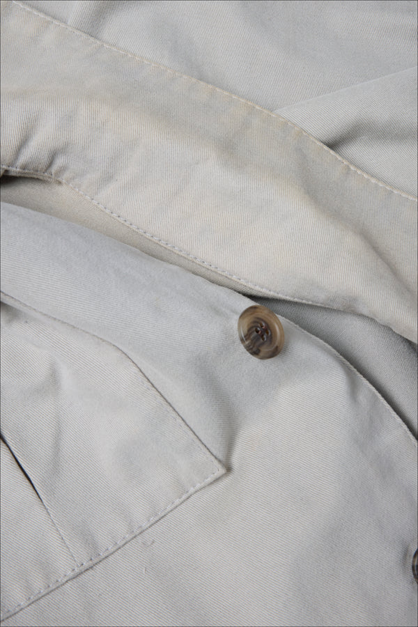 Shirt Jacket (Stone Peached Cotton) - Stoffa