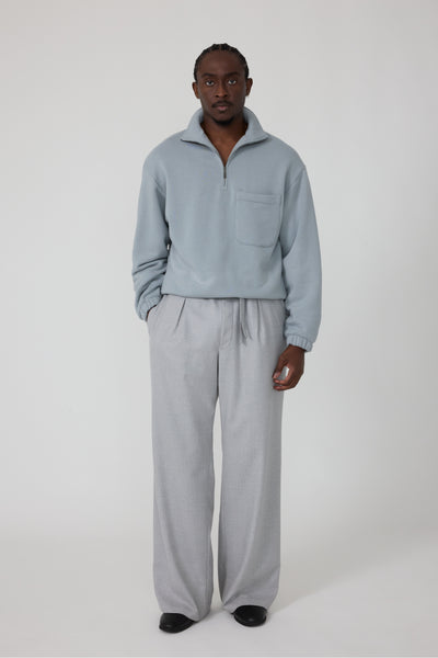 メンズウェア TFW49 CARDBOARD MATERIAL HALF ZIP SWEAT Half Zip Sweatshirt (Cloud Cotton Terry) - Stoffa