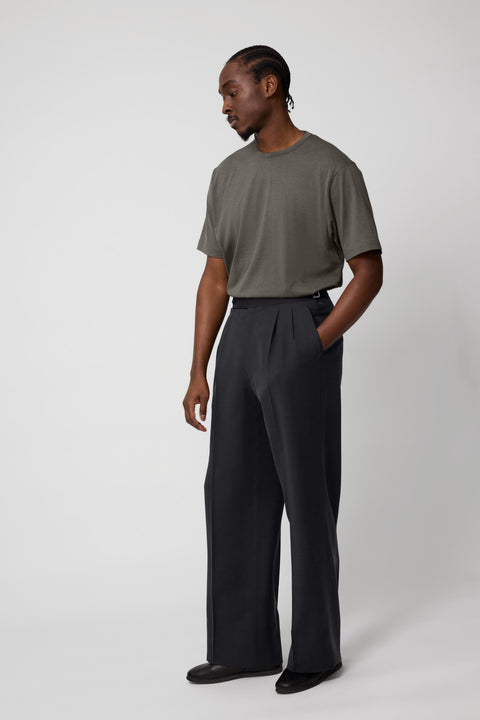 T-Shirt (Shale Silk Cotton Jersey) - Stoffa