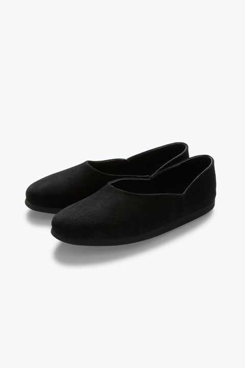 靴  SLIPPER / BLACK Slipper (Black Suede) - Stoffa