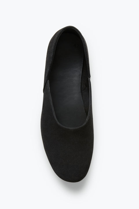 Slipper (Black Suede) - Stoffa