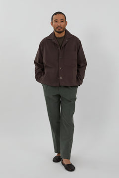 Wave Jacket (Chocolate Peached Cotton) - Stoffa